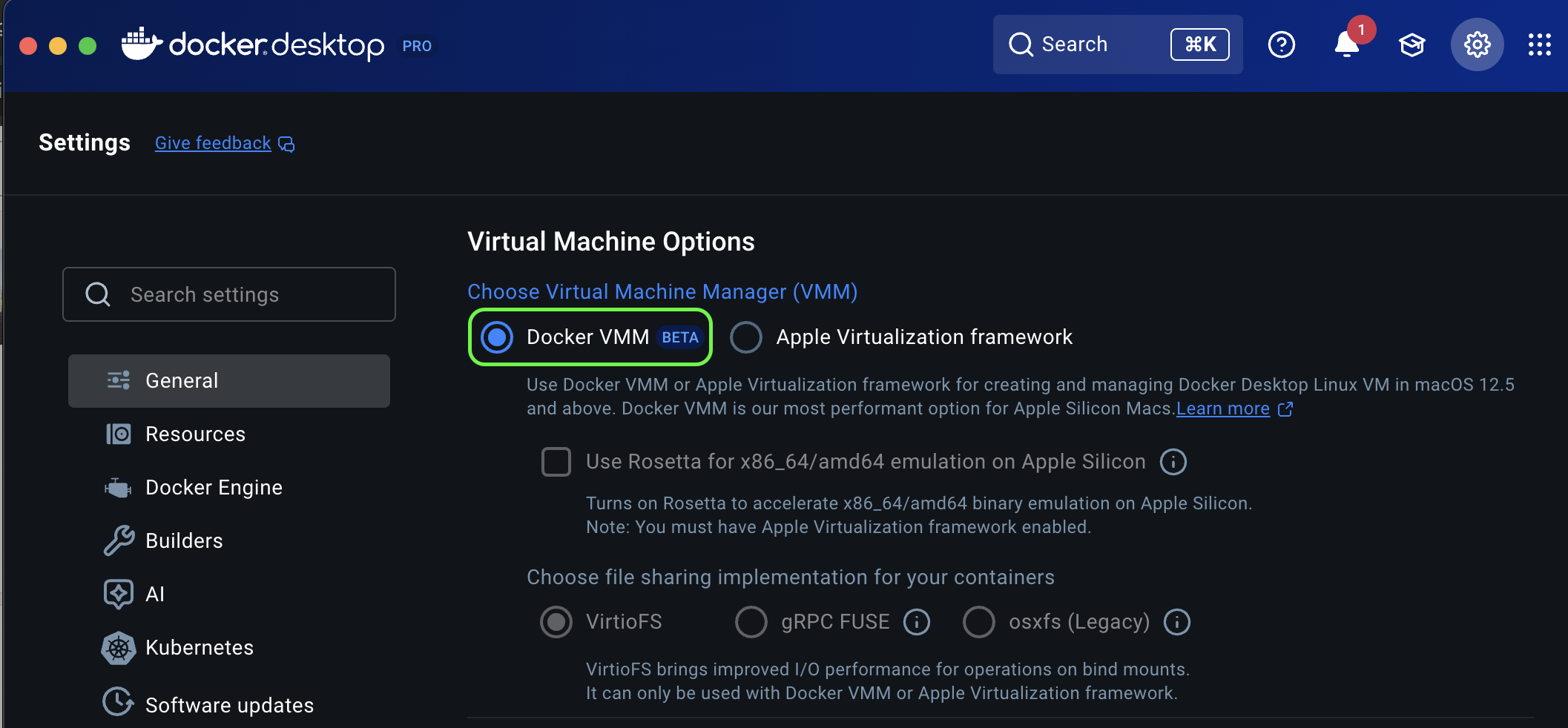 Docker VMM
